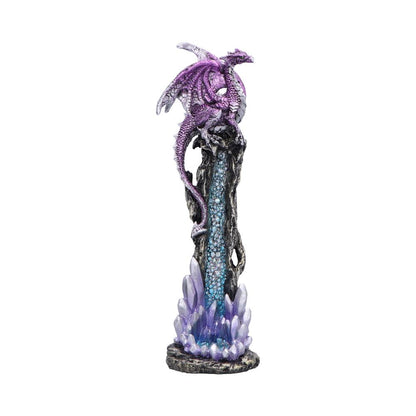 Mythic Crystal Dragon Incense Stick Holder 27cm 1