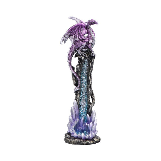 Mythic Crystal Dragon Incense Stick Holder 27cm 1