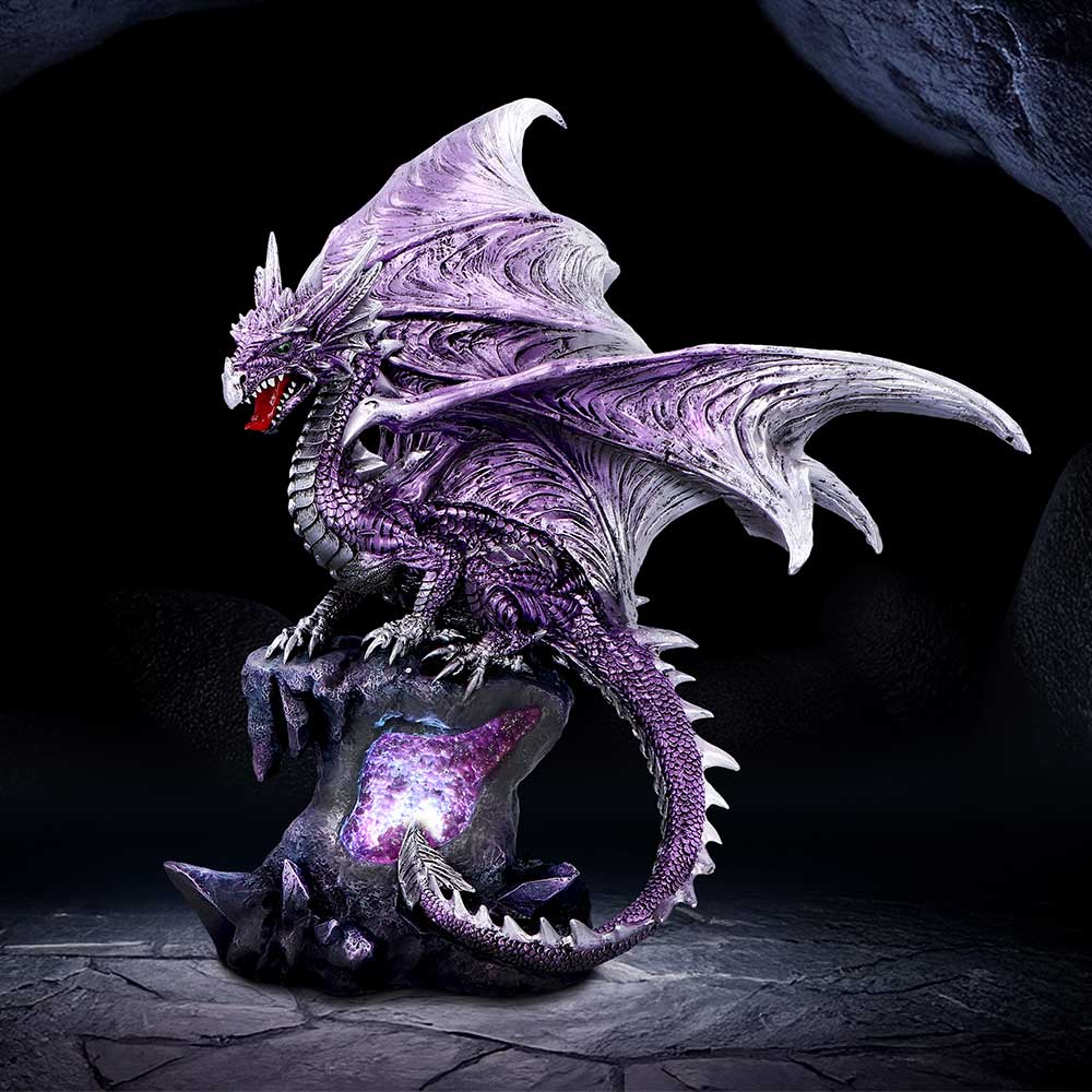 Viorel Large Dragon Figurine with LED Light Up Base 45cm 7