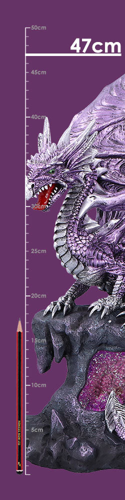 Viorel Large Dragon Figurine with LED Light Up Base 45cm 8