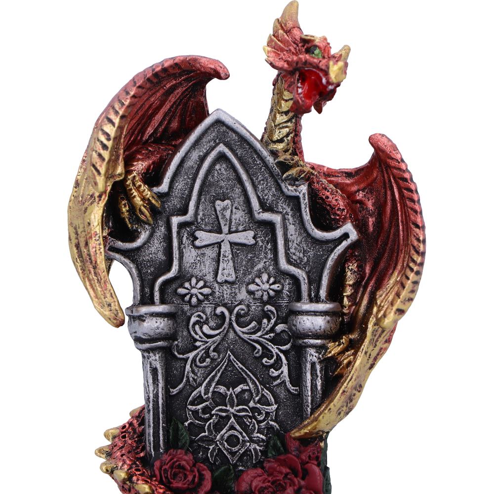 Light of the Dragon Red Ornamental Tealight Holder 16cm 5