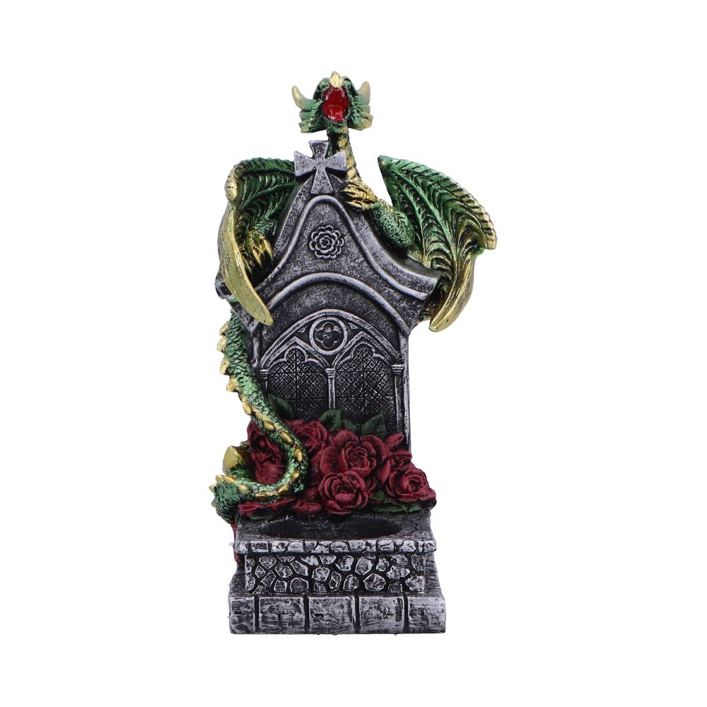 Light of the Dragon Green Ornamental Tealight Holder 16cm