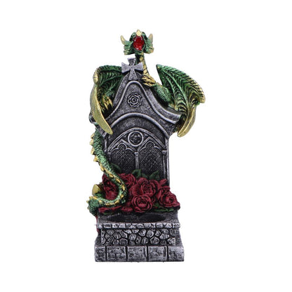 Light of the Dragon Green Ornamental Tealight Holder 16cm 1