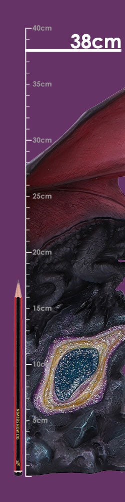 Leroux Large Dragon Figurine with LED Light Up Base 40cm 8