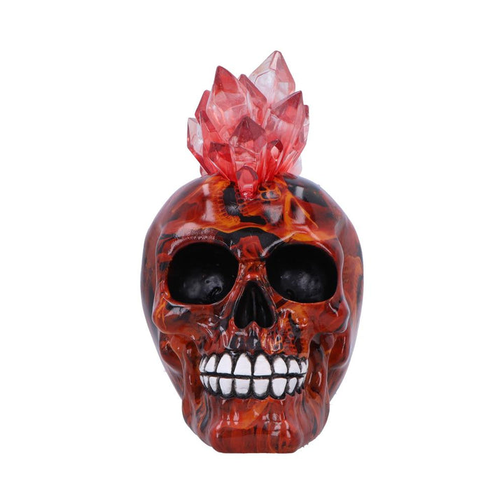 Infernal Crystal Skull with Light Up Mohawk 17cm 2