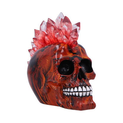 Infernal Crystal Skull with Light Up Mohawk 17cm 1