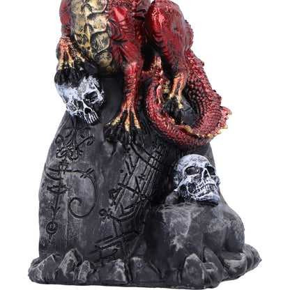 Vermillion Rune Protector Red Dragon Resin Figure 9.5cm 6