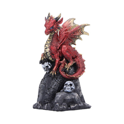 Vermillion Rune Protector Red Dragon Resin Figure 9.5cm 1