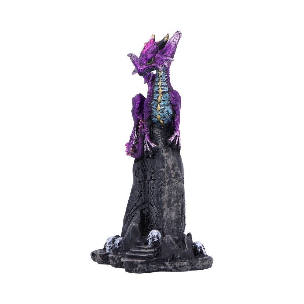 Amethyst Rune Protector Resin Dragon Figurine 12cm 2