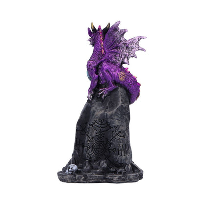 Amethyst Rune Protector Resin Dragon Figurine 12cm 3