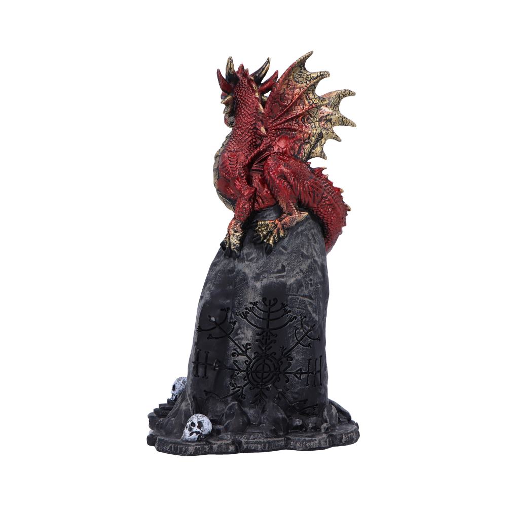 Crystal Cave Dweller Decorative Resin Dragon Figurine 19cm 3