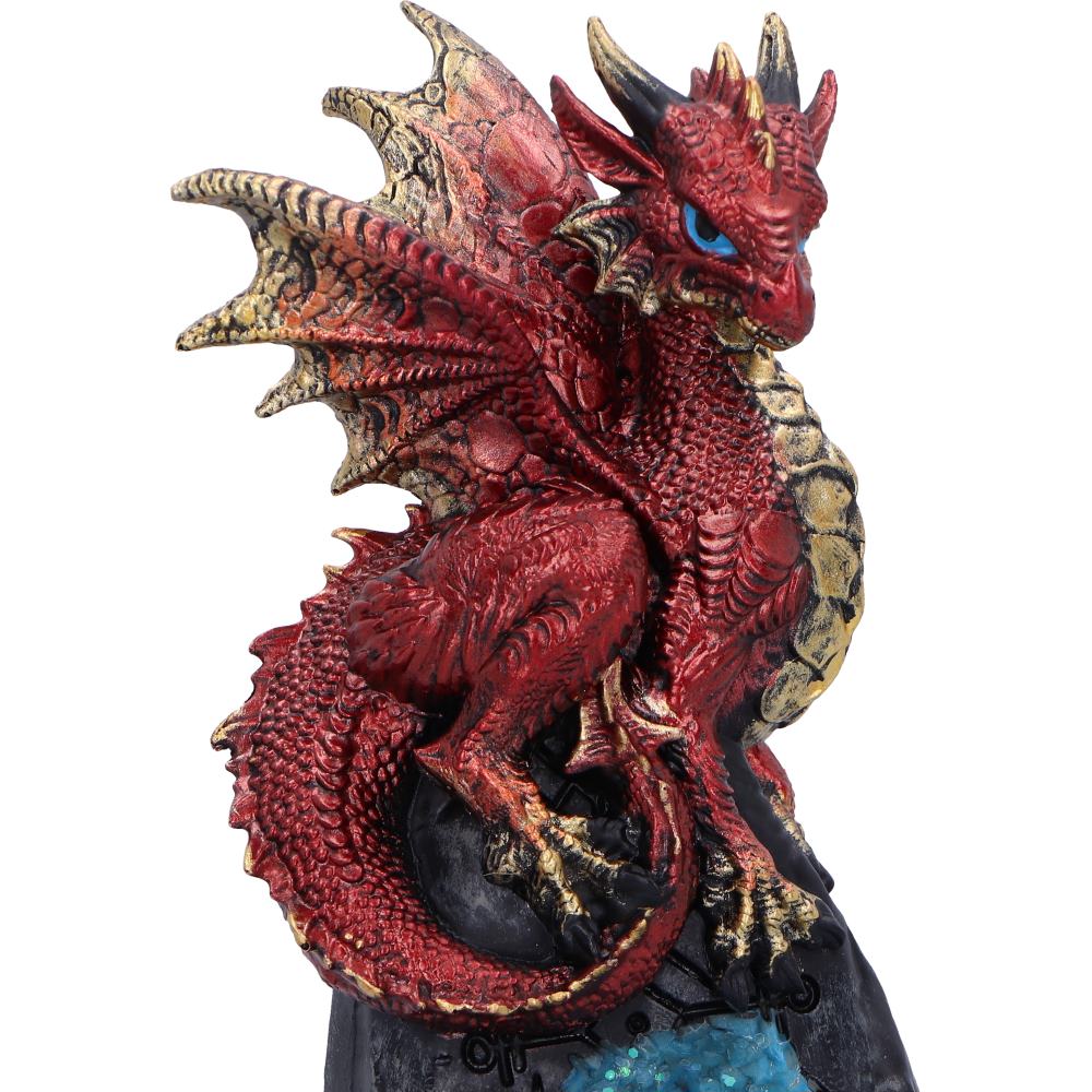 Crystal Cave Dweller Decorative Resin Dragon Figurine 19cm 5