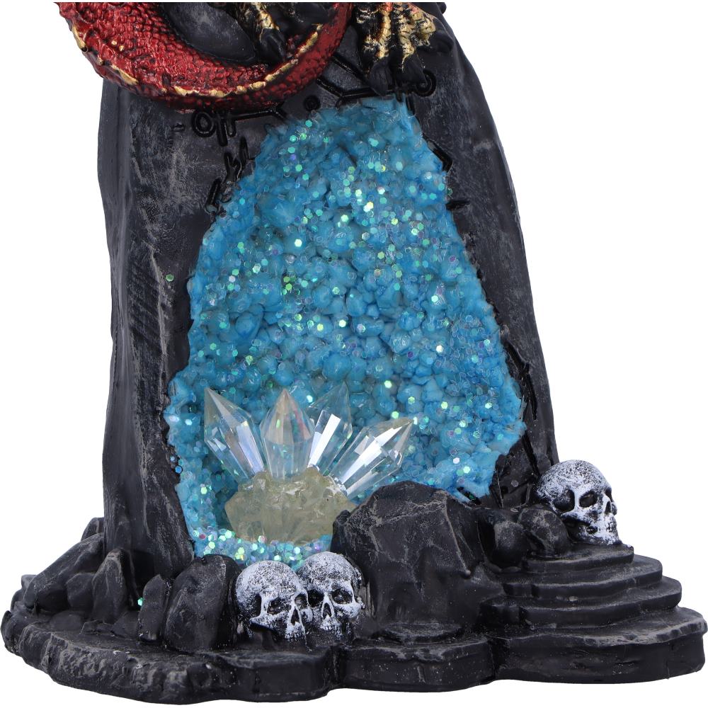 Crystal Cave Dweller Decorative Resin Dragon Figurine 19cm 6