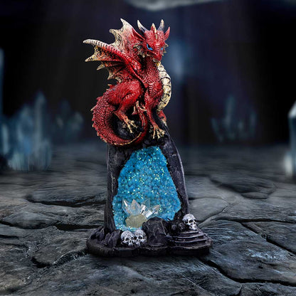 Crystal Cave Dweller Decorative Resin Dragon Figurine 19cm 7