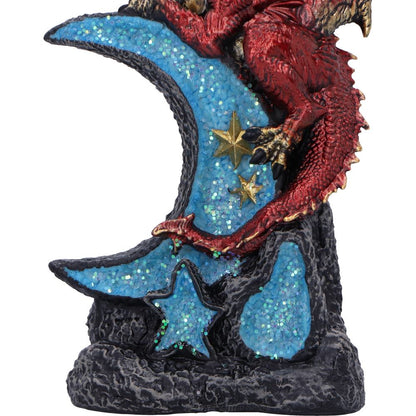 Lunar Perch Decorative Dragon Resin Figurine 18cm 6