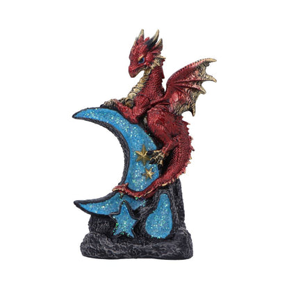 Lunar Perch Decorative Dragon Resin Figurine 18cm 1