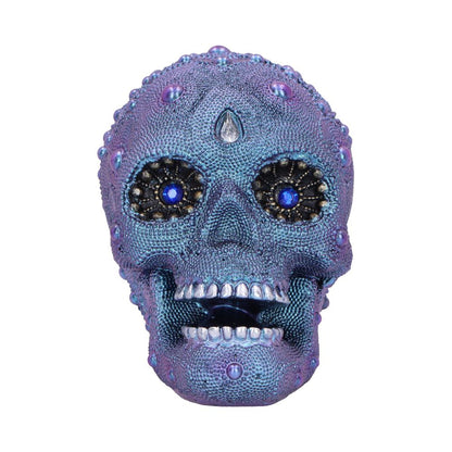 Bejewelled Decorative Resin Skull 11cm 2
