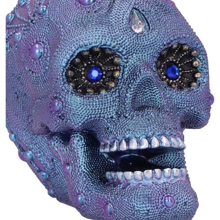 Bejewelled Decorative Resin Skull 11cm 5