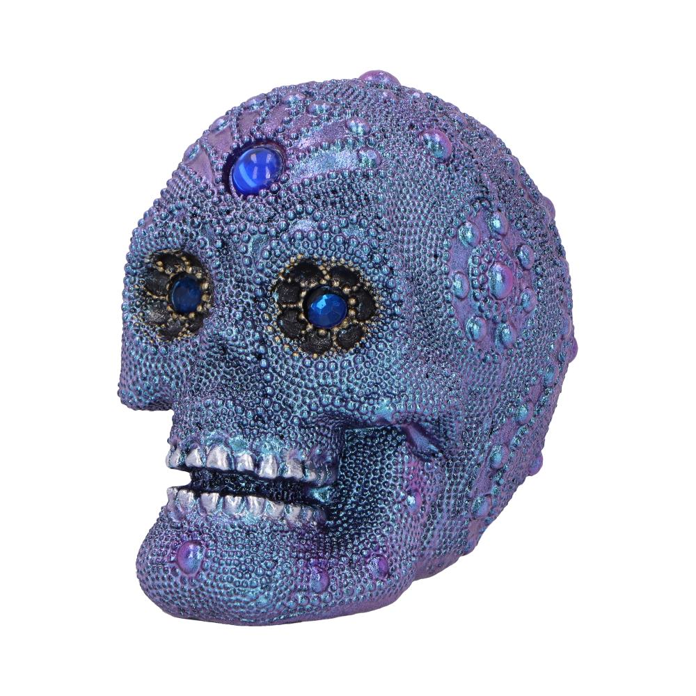 Bejewelled Small Decorative Resin Skull 8.5cm 3