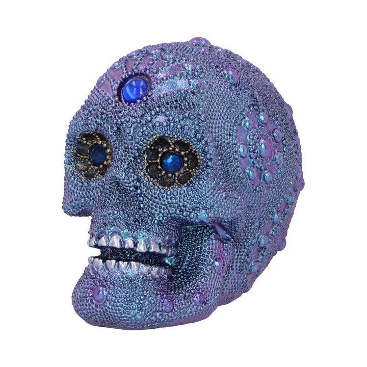 Bejewelled Small Decorative Resin Skull 8.5cm 3