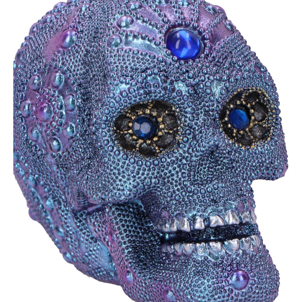 Bejewelled Small Decorative Resin Skull 8.5cm 5