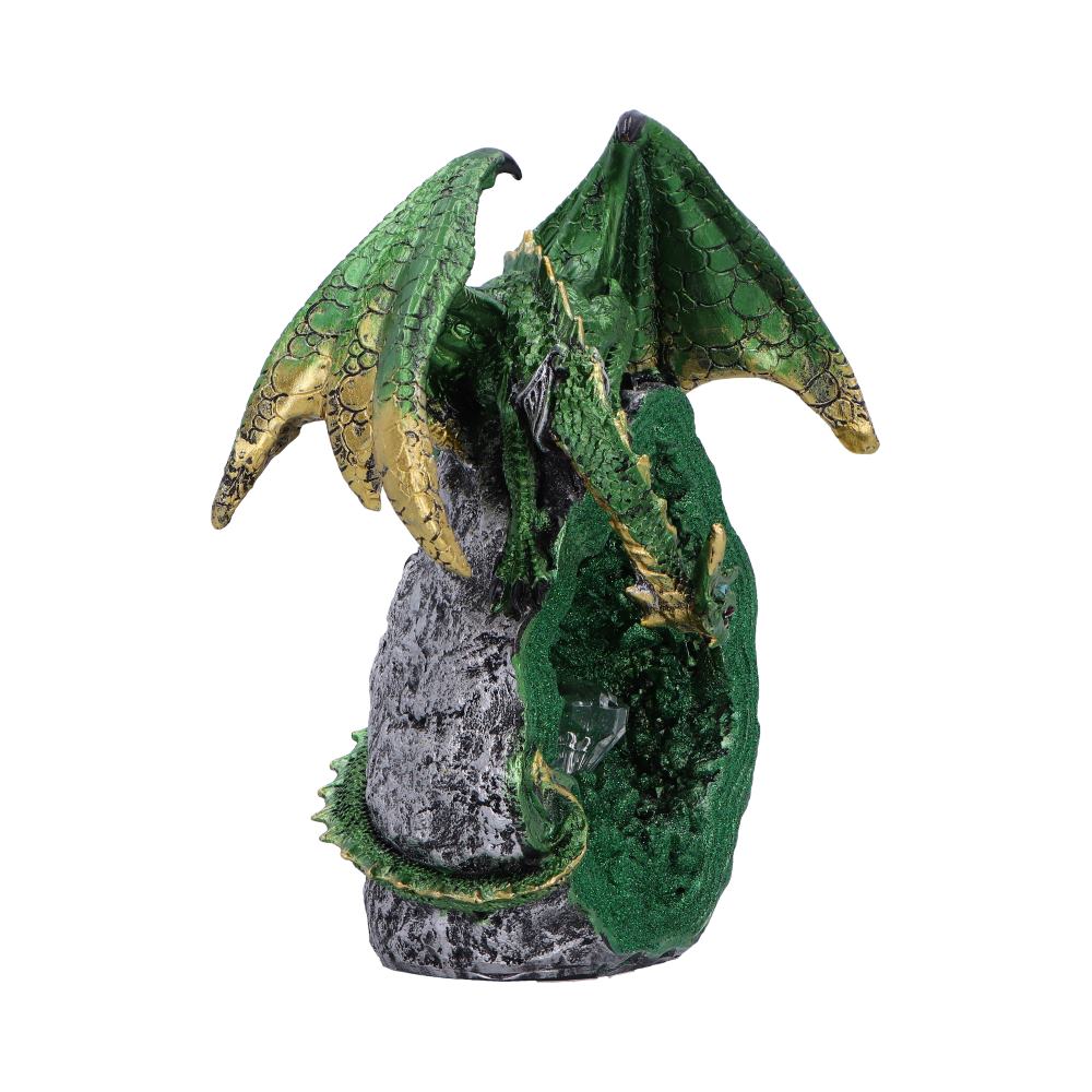 Emerald Overseer Dragon Decorative Resin Figurine 18cm 4