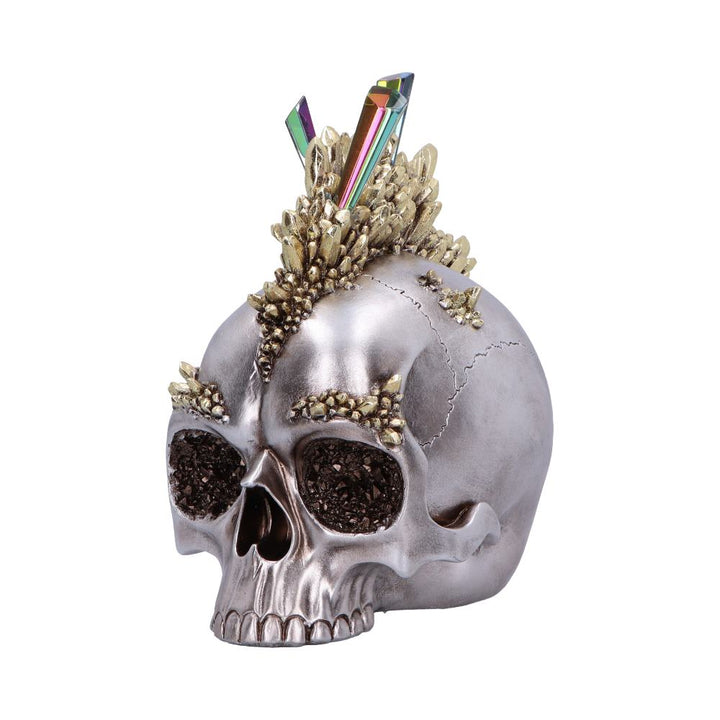 Chromatic Crystal Skull with Mohawk 21cm 4