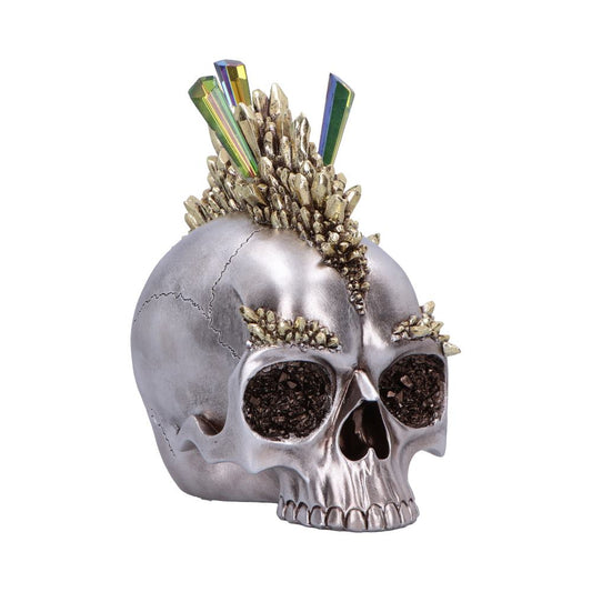 Chromatic Crystal Skull with Mohawk 21cm 1