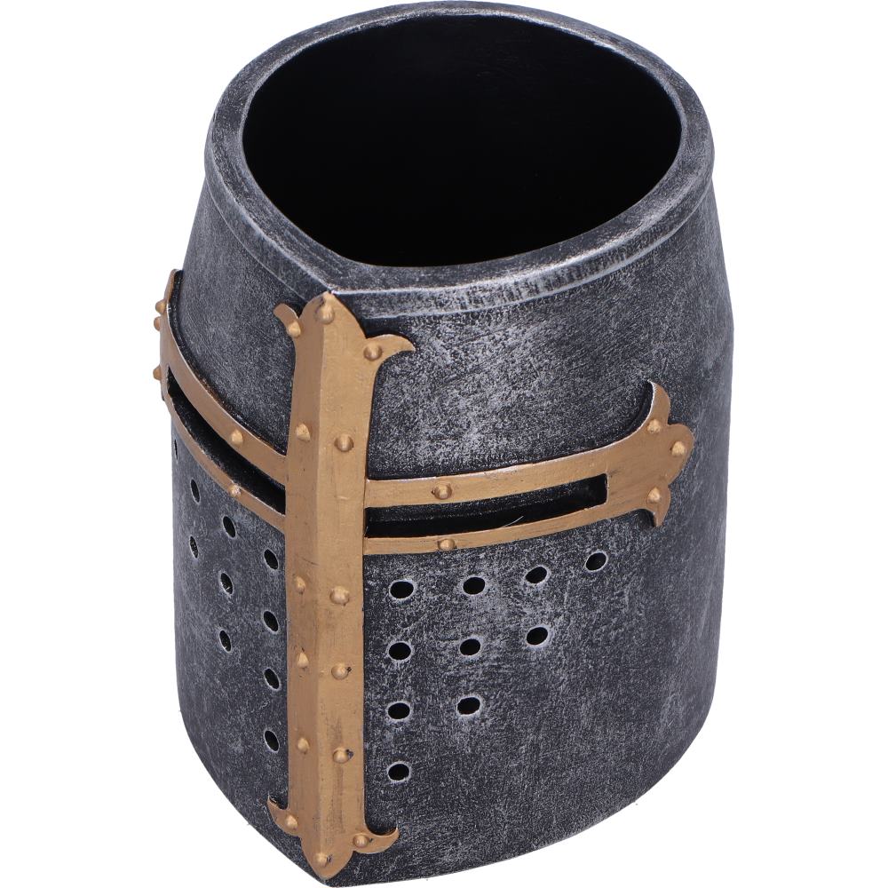 Crusaders Scribe Pen Pot Resin Stationary Holder 10cm 6