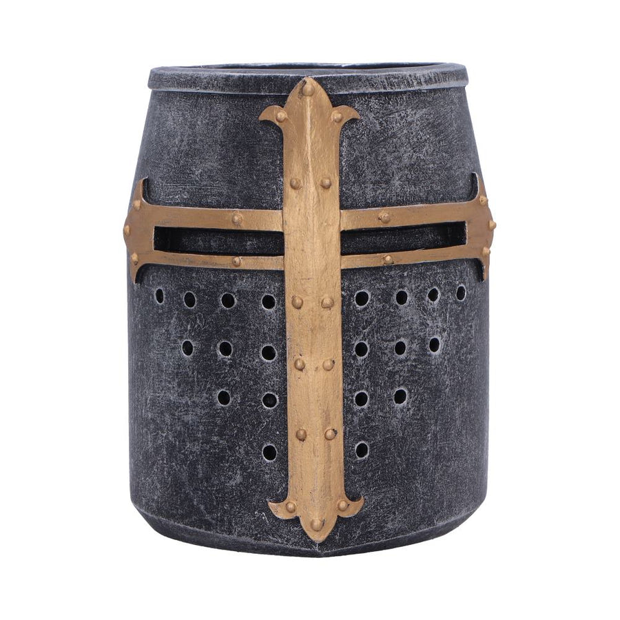 Crusaders Scribe Pen Pot Resin Stationary Holder 10cm 1