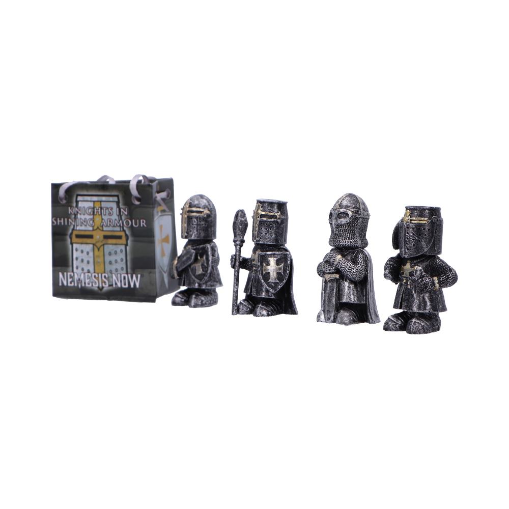 Knights in Shining Armour Silver Display of 24pcs 4