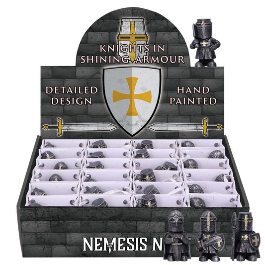 Knights in Shining Armour Silver Display of 24pcs 2