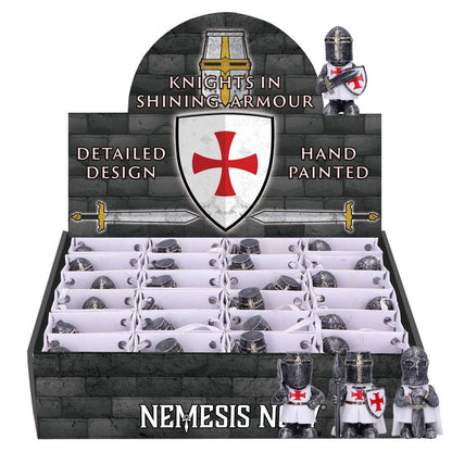 Knights in Shining Armour White Display of 24 Pieces 1