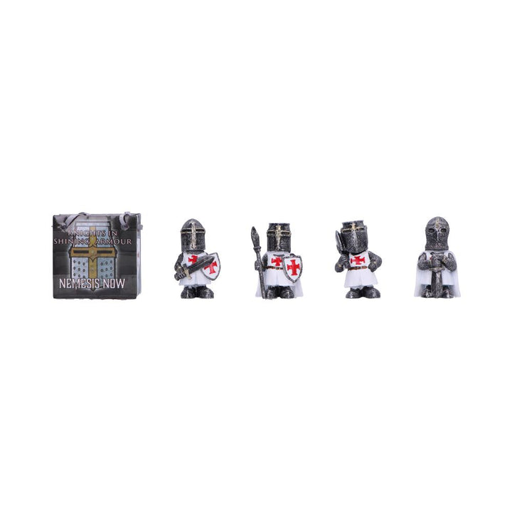 Knights in Shining Armour White Display of 24 Pieces 3