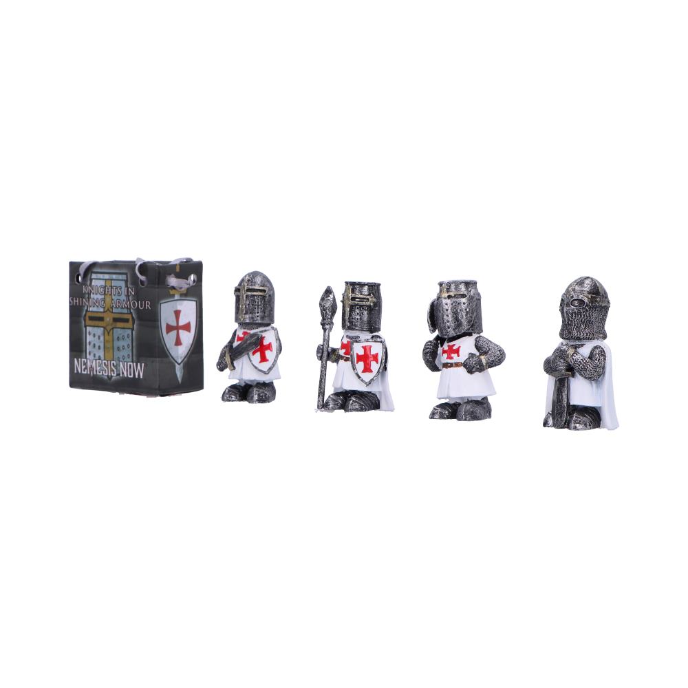 Knights in Shining Armour White Display of 24 Pieces 4