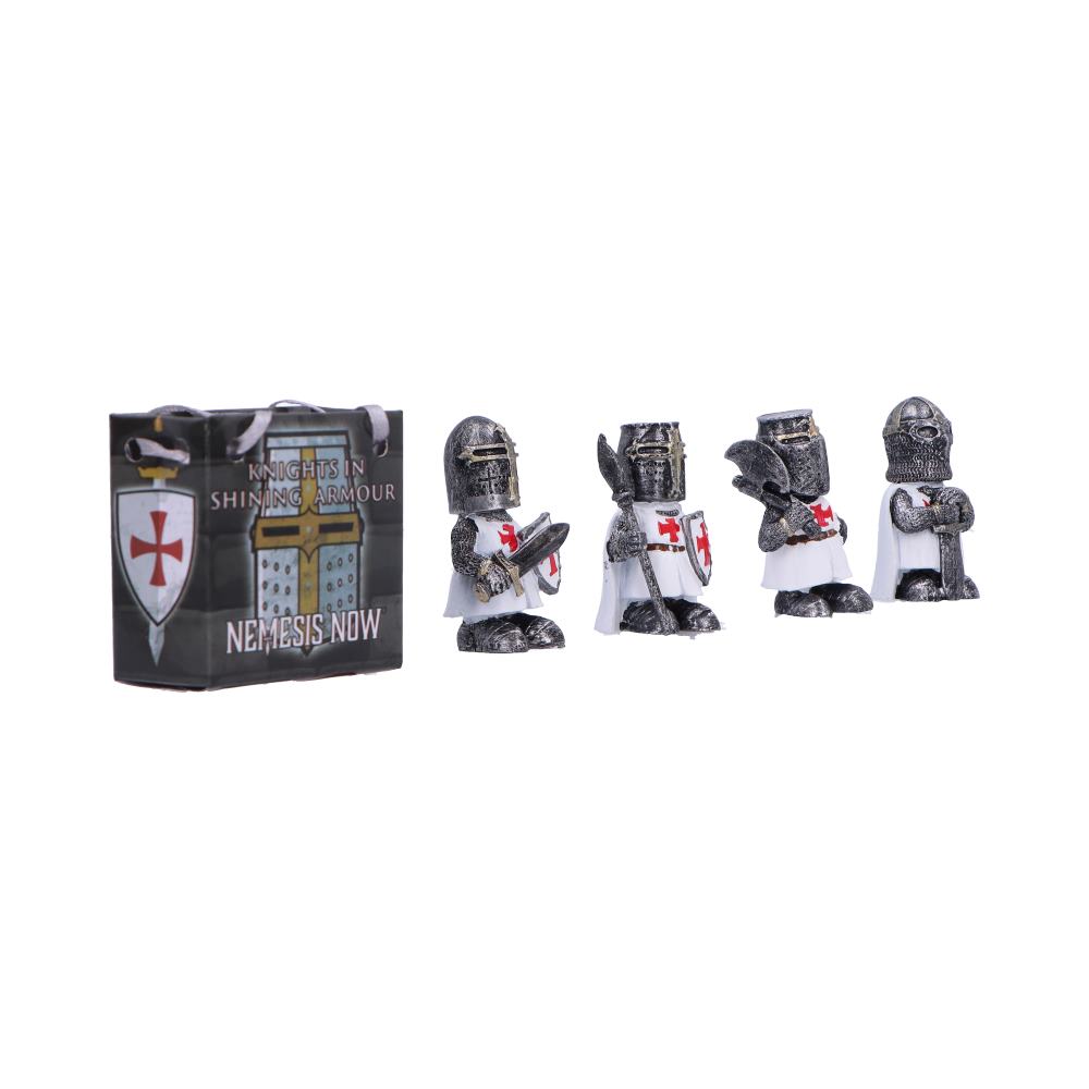 Knights in Shining Armour White Display of 24 Pieces 5