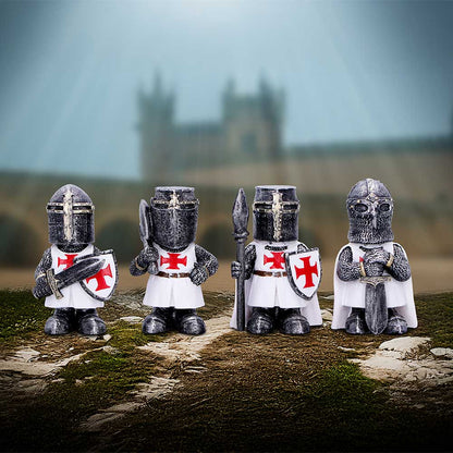 Knights in Shining Armour White Display of 24 Pieces 8