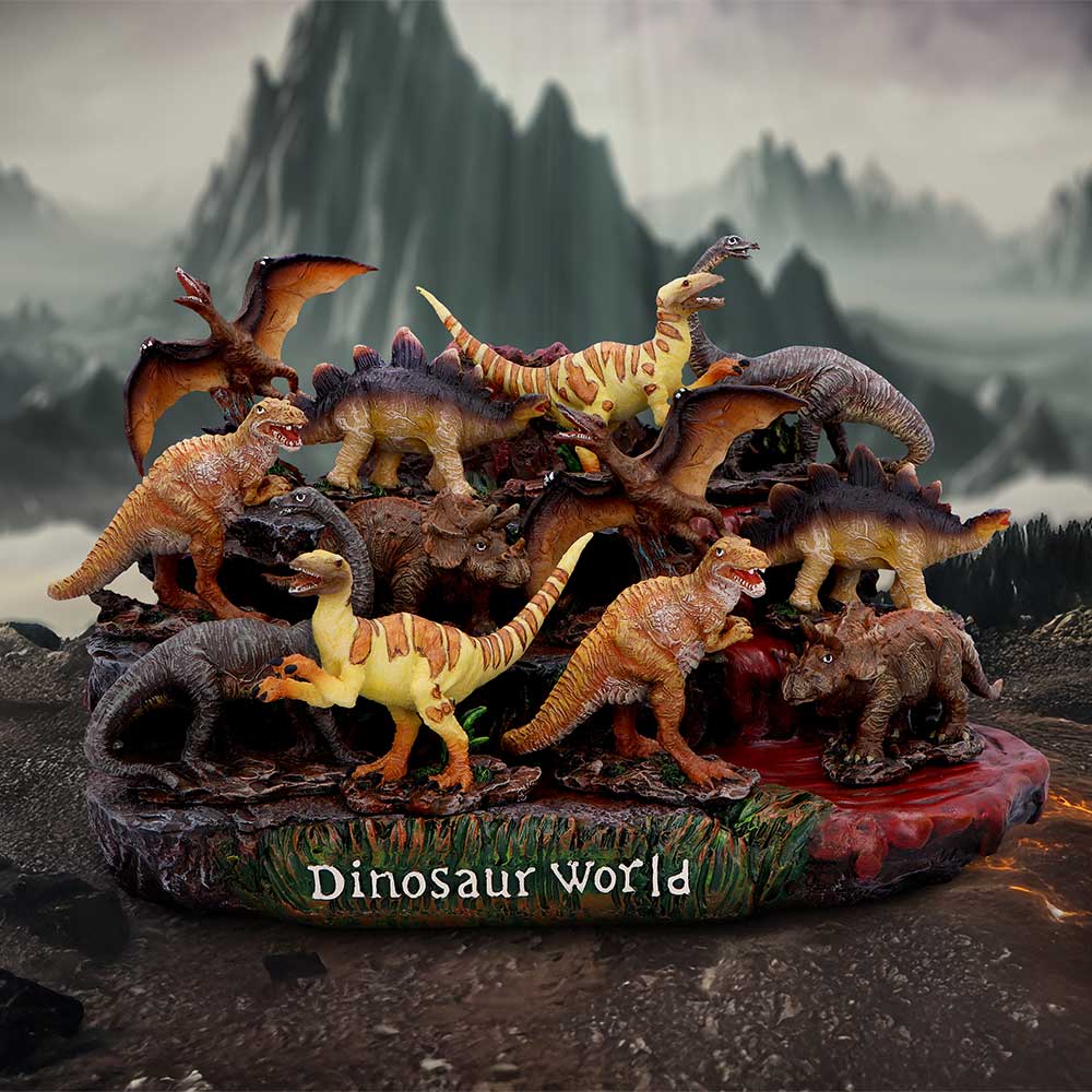Dinosaur World Display Stand with 36pcs 7