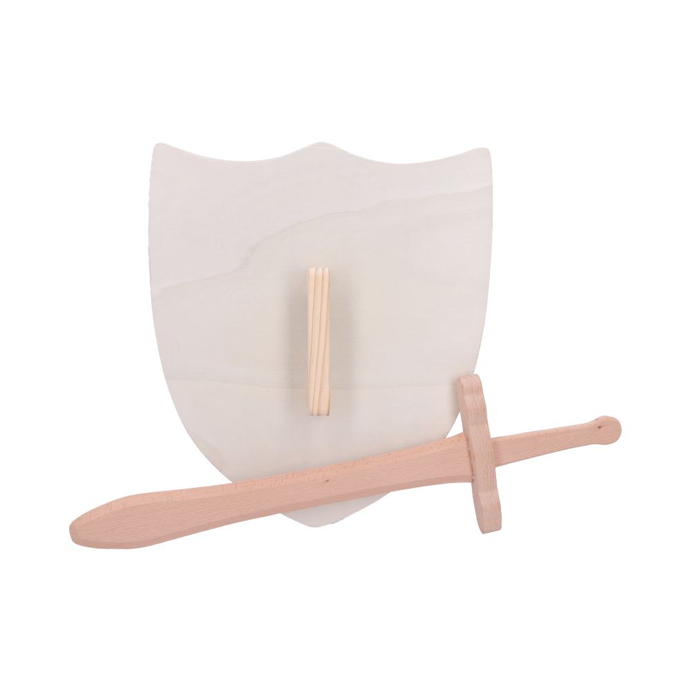 St. George Shield 35cm & Wooden Sword 34cm 3