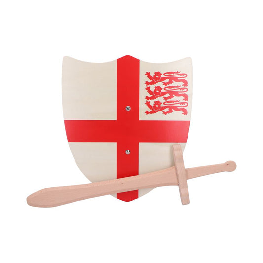St. George Shield 35cm & Wooden Sword 34cm 1