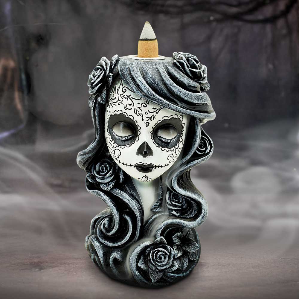 Flor de Muerte Backflow Incense Burner 16.5cm 7