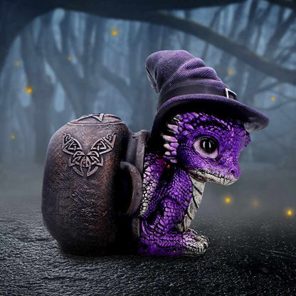 Brew Tail Purple Gothic Dragon Figurine 11.5cm 7