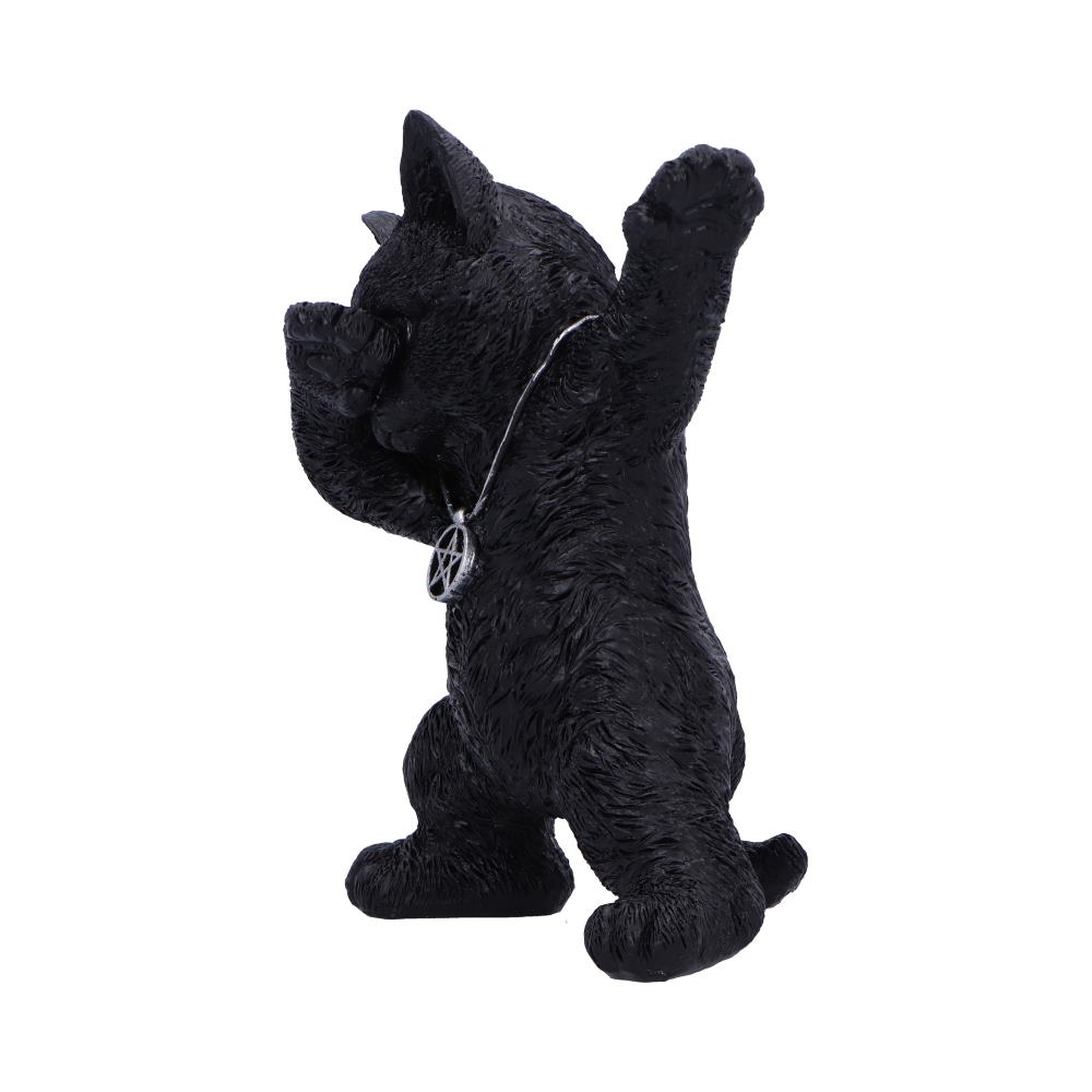 Hex and Flex Humorous Gothic Black Cat Figurine 13.5cm 2