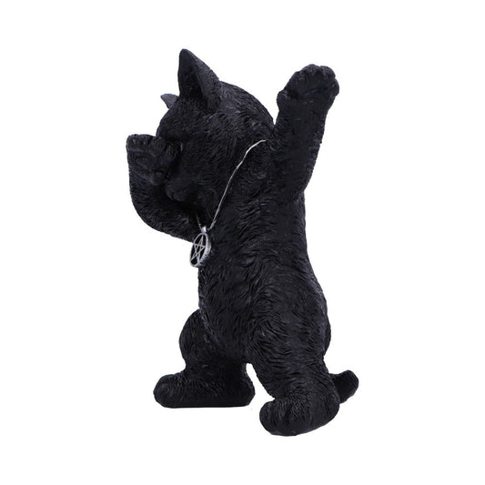 Hex and Flex Humorous Gothic Black Cat Figurine 13.5cm 2