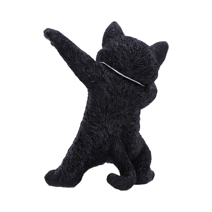 Hex and Flex Humorous Gothic Black Cat Figurine 13.5cm 3