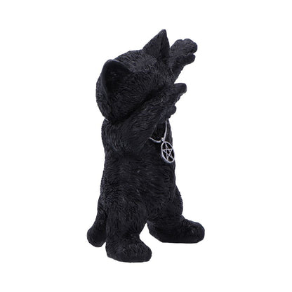 Hex and Flex Humorous Gothic Black Cat Figurine 13.5cm 4