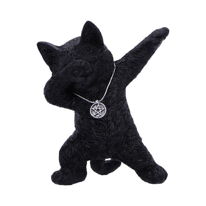 Hex and Flex Humorous Gothic Black Cat Figurine 13.5cm 1