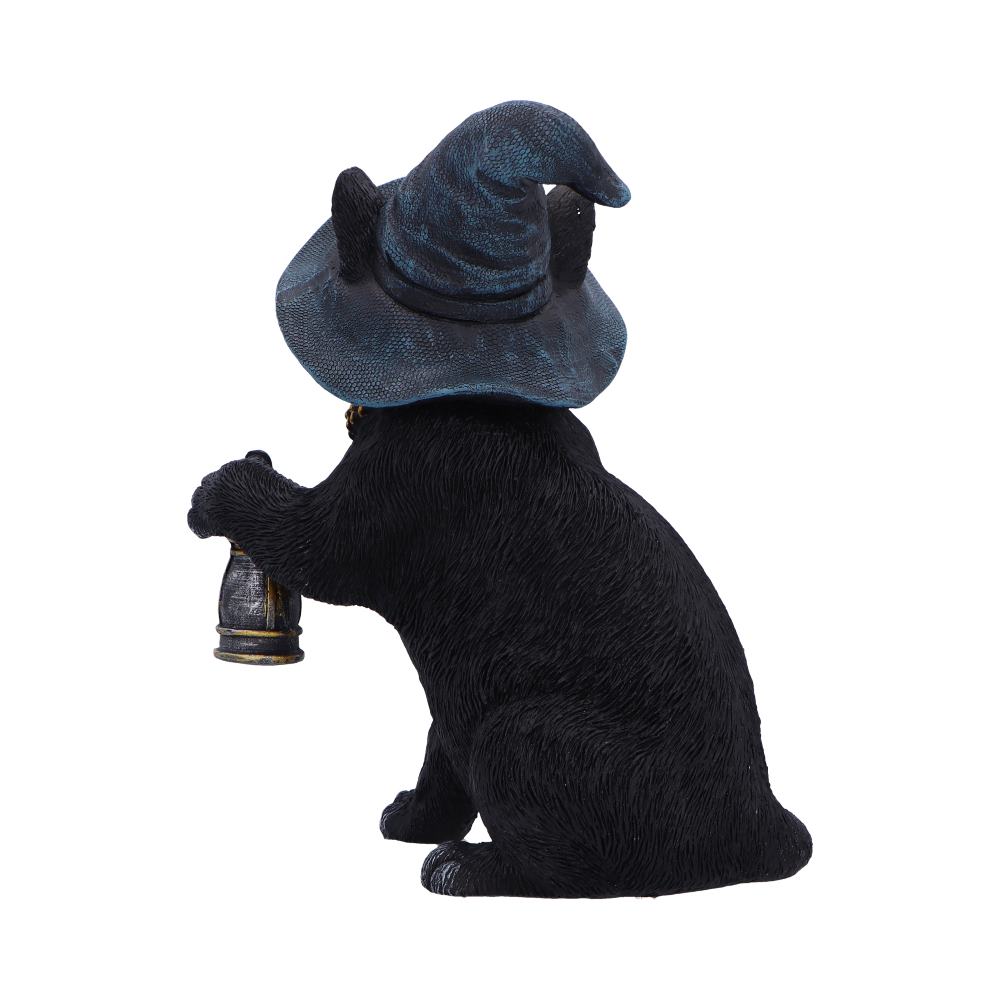 Familiar Witch Cat Lantern Figurine 18cm 3