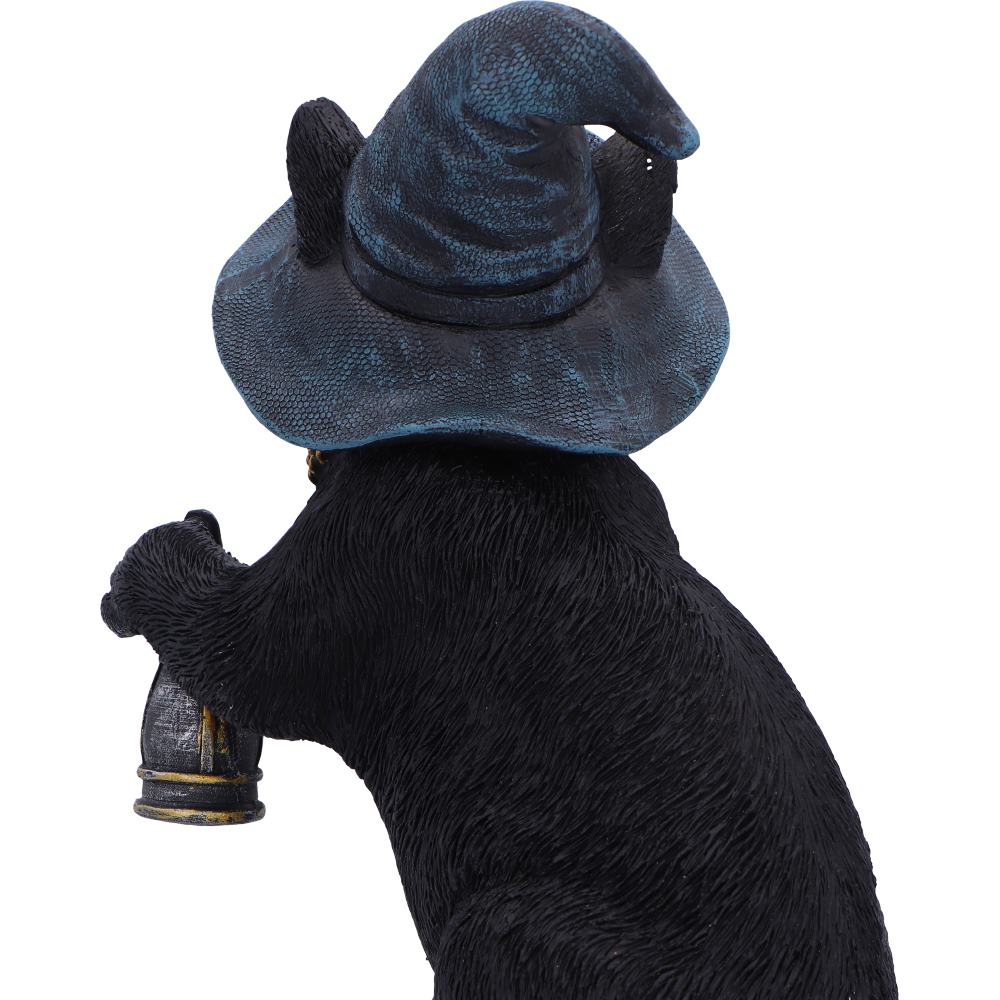 Familiar Witch Cat Lantern Figurine 18cm 6