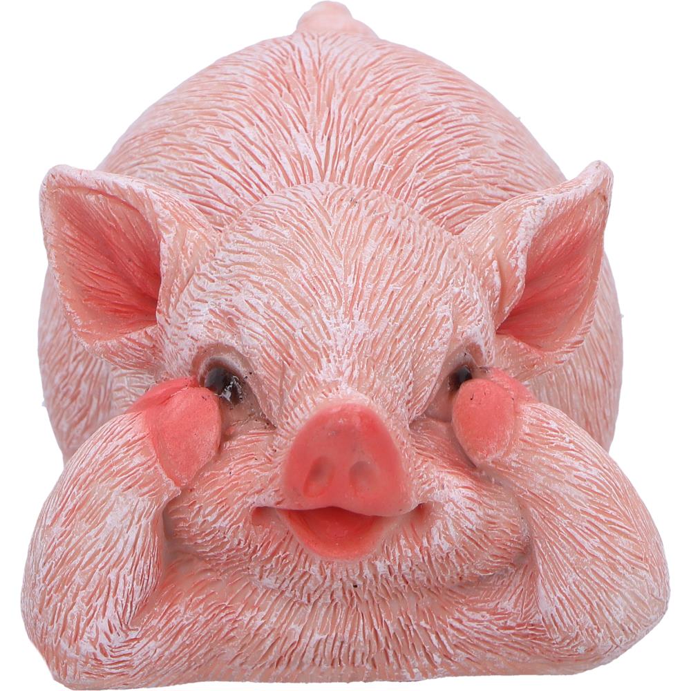 Three Wise Playful Pigs Figurine Set 8.4cm 6